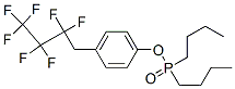 Dibutylphosphinic acid p-(2,2,3,3,4,4,4-heptafluorobutyl)phenyl ester 结构式