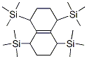 Silane, (1,2,3,4,5,6,7,8-octahydro-1,4,5,8-naphthalenetetrayl)tetrakis (trimethyl- 结构式