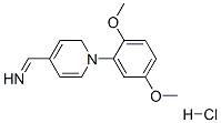 N-(2,5-dimethoxyphenyl)-1-pyridin-4-yl-methanimine hydrochloride 结构式