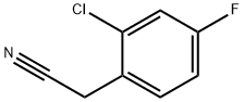 2-氯-4-氟苯基乙腈 结构式