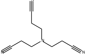 三(2-氰乙基)胺 结构式