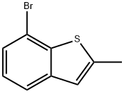 7-溴-2-甲基苯并[B]噻吩 结构式