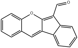 苯并[B]茚并[1,2-E]吡喃-6-甲醛 结构式