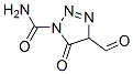 1H-1,2,3-Triazole-1-carboxamide, 4-formyl-4,5-dihydro-5-oxo- (9CI) 结构式