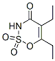 1,2,3-Oxathiazin-4(3H)-one,5,6-diethyl-,2,2-dioxide(9CI) 结构式