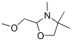 Oxazolidine, 2-(methoxymethyl)-3,4,4-trimethyl- (9CI) 结构式