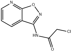 2-Chloro-N-isoxazolo[5,4-b]pyridin-3-ylacetamide 结构式