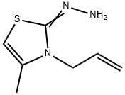 2(3H)-Thiazolone,4-methyl-3-(2-propenyl)-,hydrazone(9CI) 结构式
