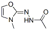 Acetic acid, (3-methyl-2(3H)-oxazolylidene)hydrazide (9CI) 结构式