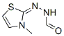 Hydrazinecarboxaldehyde, (3-methyl-2(3H)-thiazolylidene)- (9CI) 结构式