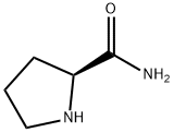 L-脯氨酰胺 结构式