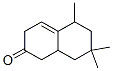 3,5,6,7,8,8a-Hexahydro-5,7,7-trimethyl-2(1H)-naphthalenone 结构式