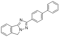 5H-s-Triazolo(5,1-a)isoindole, 2-(4-biphenylyl)- 结构式