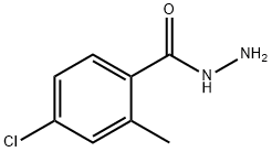 4-氯-2-甲基苯甲酰肼 结构式