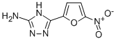 1H-1,2,4-Triazol-5-amine, 3-(5-nitro-2-furyl)- 结构式