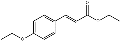 反-4-乙氧基肉桂酸乙酯 结构式