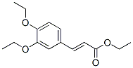 3-(3,4-Diethoxyphenyl)propenoic acid ethyl ester 结构式