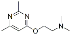 Ethanamine, 2-[(2,6-dimethyl-4-pyrimidinyl)oxy]-N,N-dimethyl- (9CI) 结构式