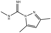 1H-Pyrazole-1-carboximidamide,N,3,5-trimethyl- 结构式