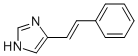 1H-Imidazole,  4-(2-phenylethenyl)-  (9CI) 结构式