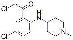 Ethanone,  2-chloro-1-[5-chloro-2-[(1-methyl-4-piperidinyl)amino]phenyl]- 结构式