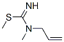 Carbamimidothioic acid, N-methyl-N-2-propenyl-, methyl ester (9CI) 结构式