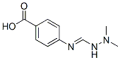 Benzoic acid, 4-[[(2,2-dimethylhydrazino)methylene]amino]- (9CI) 结构式