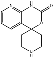 螺[哌啶-4,4-[4H]吡啶并[2,3-D][1,3]噁嗪]-2(1H)-酮 结构式