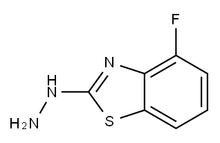 4-氟-2-肼基苯并[D]噻唑 结构式