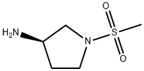 (3R)-1-(Methylsulfonyl)-3-PyrrolidinaMine 结构式