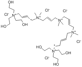 聚季铵盐-1 结构式