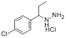 (p-Chloro-alpha-ethylbenzyl)hydrazine hydrochloride 结构式