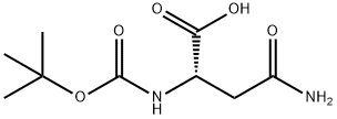 BOC-L-天冬酰胺 结构式
