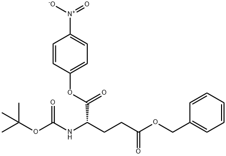 BOC-GLU(OBZL)-ONP 结构式