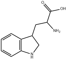 DL-2,3-二氢色氨酸 结构式