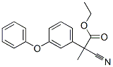 Α-氰基-Α-甲基-3-苯氧基苯乙酸乙酯 结构式