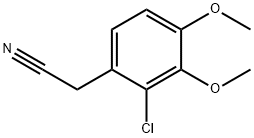 (2-chloro-3,4-dimethoxyphenyl)acetonitrile  结构式