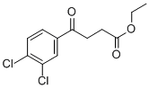 ETHYL 4-(3,4-DICHLOROPHENYL)-4-OXOBUTYRATE 结构式