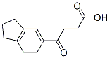 4-(2,3-DIHYDRO-1H-INDEN-5-YL)-4-OXOBUTANOIC ACID 结构式