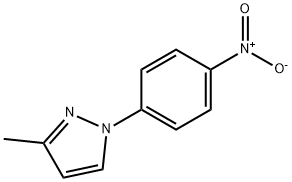 3-甲基-1-(4-硝基苯基)-1H-吡唑 结构式