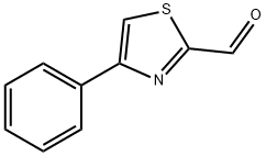 4-PHENYL-THIAZOLE-2-CARBALDEHYDE 结构式