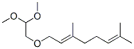 (E)-1-(2,2-dimethoxyethoxy)-3,7-dimethylocta-2,6-diene 结构式