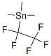 TRIMETHYL(PENTAFLUOROETHYL)STANNANE 结构式