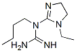 Guanidine, N-butyl-N-(1-ethyl-4,5-dihydro-1H-imidazol-2-yl)- (9CI) 结构式