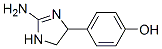 Phenol,  4-(2-amino-4,5-dihydro-1H-imidazol-4-yl)-  (9CI) 结构式