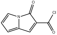 3H-Pyrrolizine-2-carbonyl chloride, 3-oxo- (9CI) 结构式