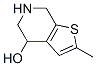 Thieno[2,3-c]pyridin-4-ol, 4,5,6,7-tetrahydro-2-methyl- (9CI) 结构式