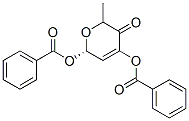 2H-Pyran-3(6H)-one, 4-(benzoyloxy)-6-(benzoyloxy)methyl-, (6S)- 结构式