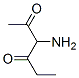 2,4-Hexanedione, 3-amino- (9CI) 结构式