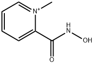 Pyridinium,  2-[(hydroxyamino)carbonyl]-1-methyl- 结构式